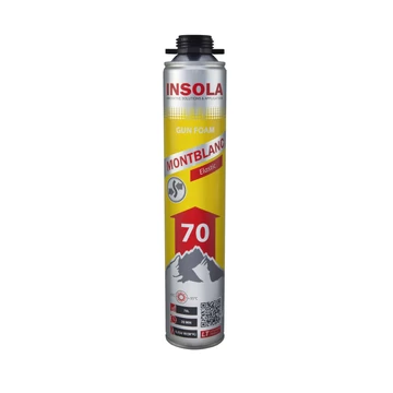 Pisztolyos rugalmas szerelőhab INSOLA Montblanc 70 Elastic