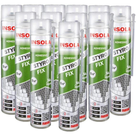 Sziegetelésragasztó csomag ( INSOLA Styro Fix Home 11+1 )