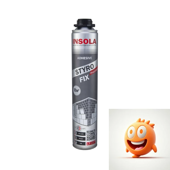 Pisztolyos ragasztóhab INSOLA Styro Fix Premium