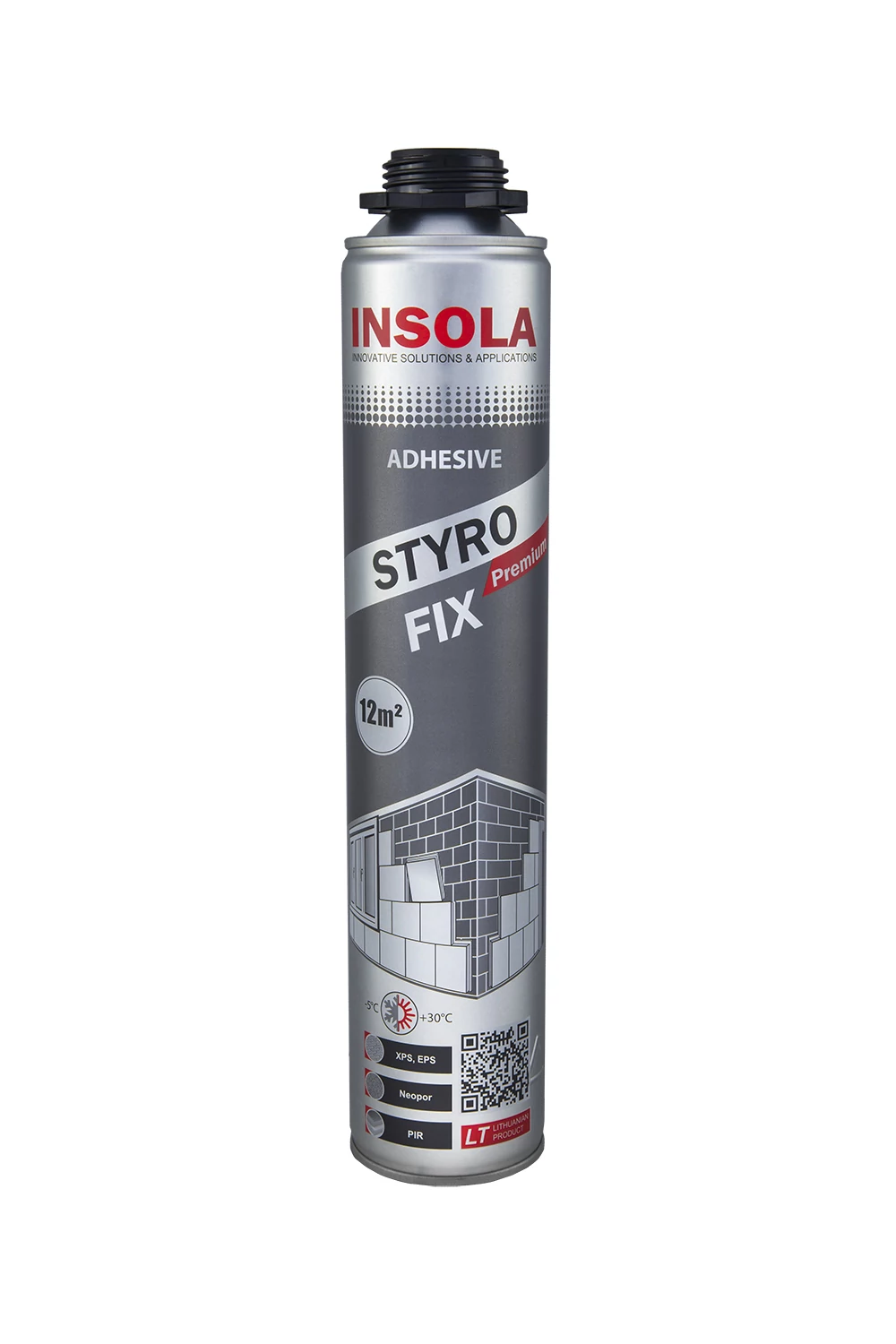 Pisztolyos ragasztóhab INSOLA Styro Fix Premium