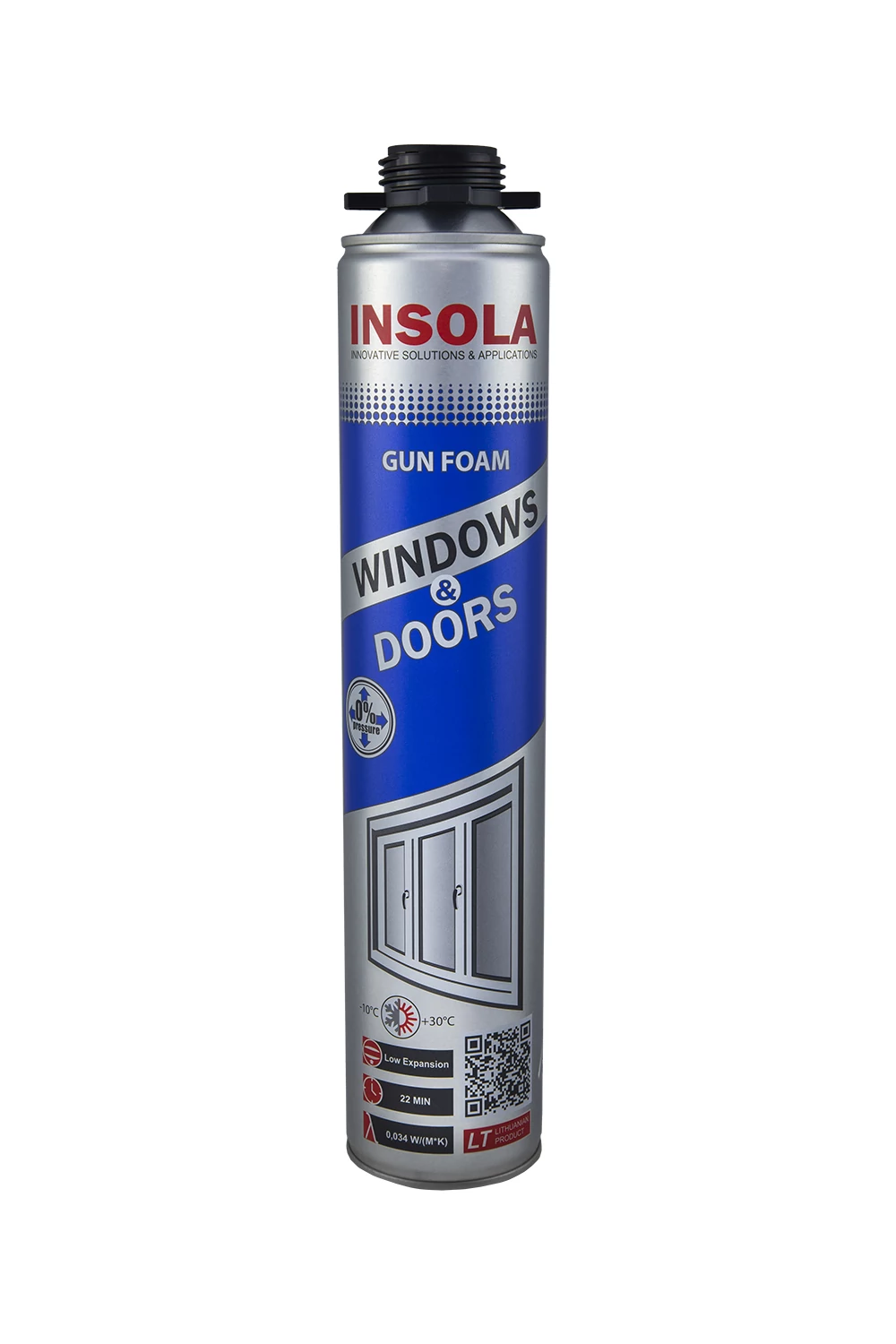 Pisztolyos szerelőhab INSOLA Windows & Doors